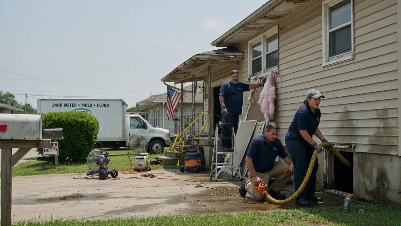 Water Damage Repair in New London, TX near me